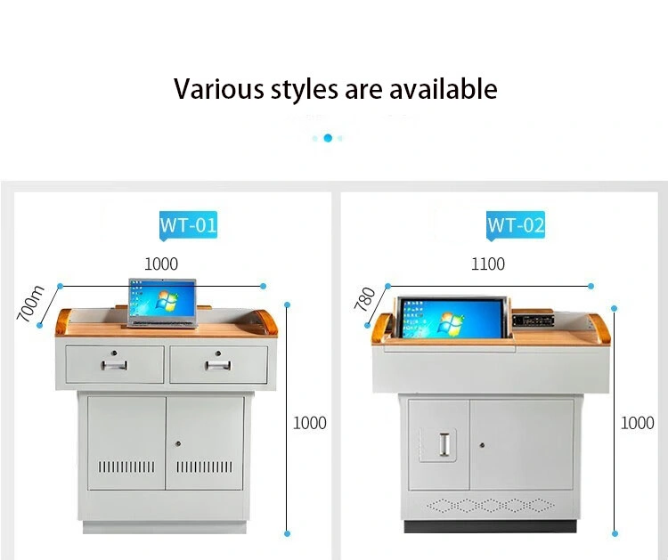 Promotion Price Classroom Lectern Podium Lectern Electronic Suppliers Digital Classroom Podium